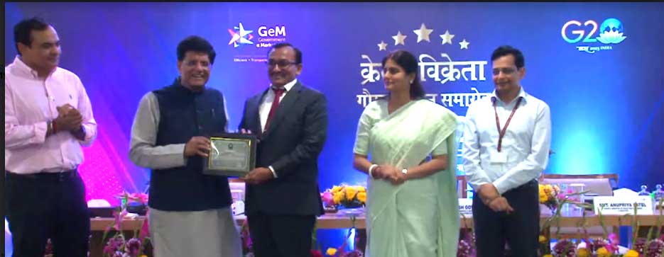 NLC India Limited wins award for ‘Timely Procurement’ category among CPSEs through GeM portal 11 27nlc award1