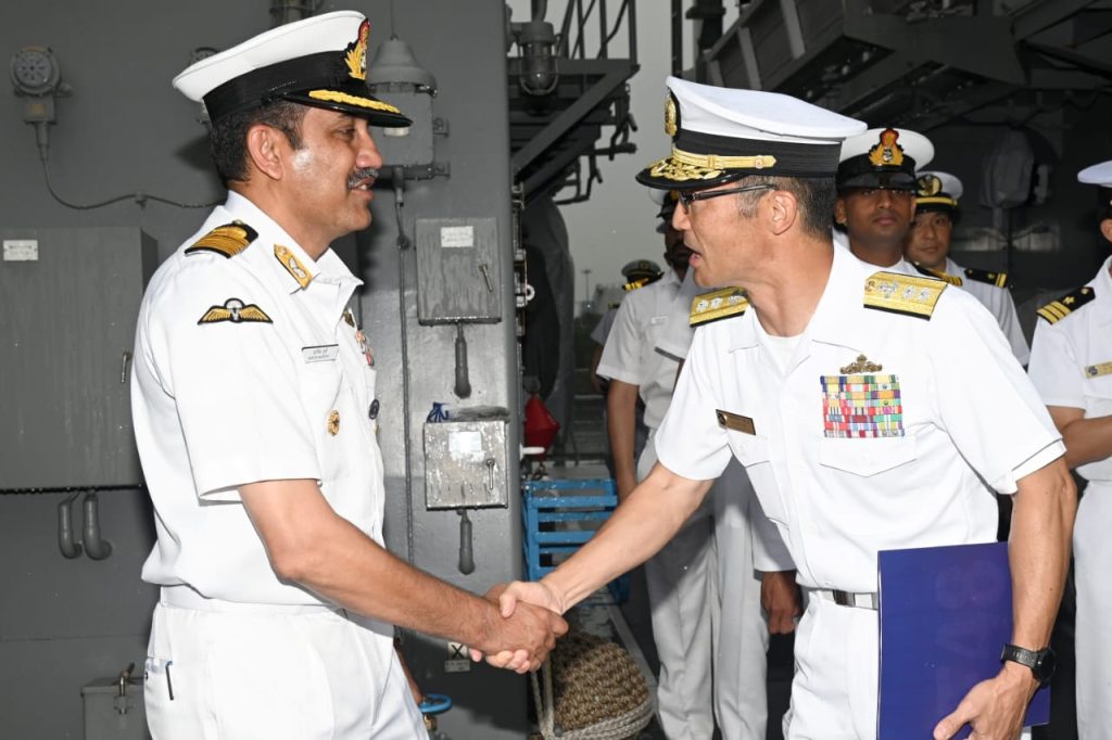 India Japan take part in the 7th edition of Maritem exercise : JIMEX 23 5 indiajapanmaritime jimex20231