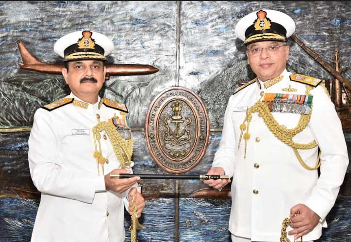 VICE ADM RAJESH PENDHARKAR TAKES OVER AS THE FLAG OFFICER COMMANDING-IN-CHIEF, ENC 5 01navy1