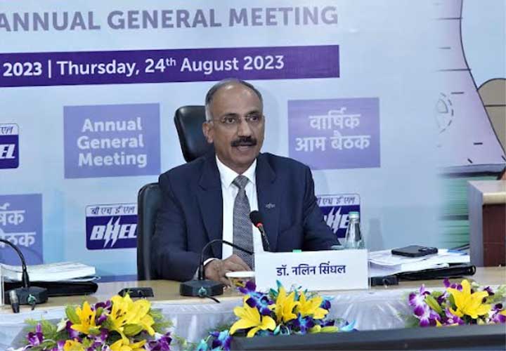 CMD, BHEL addresses shareholders at the company’s 59th Annual General Meeting 5 24cmd bhel