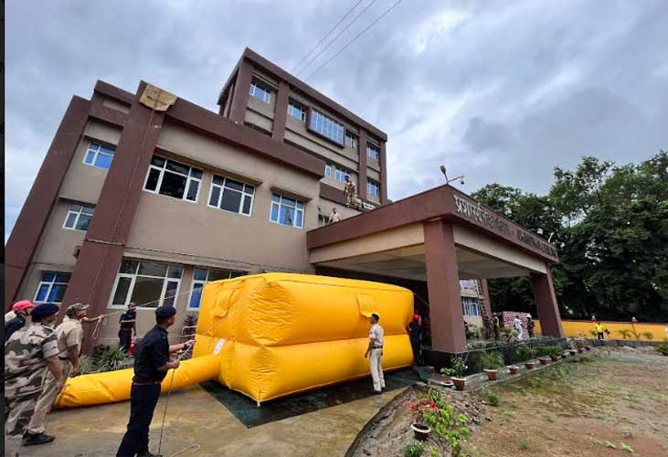 Safety Mock Drill on Earthquake Held at NTPC Bongaigaon 13 05ntpc mock2