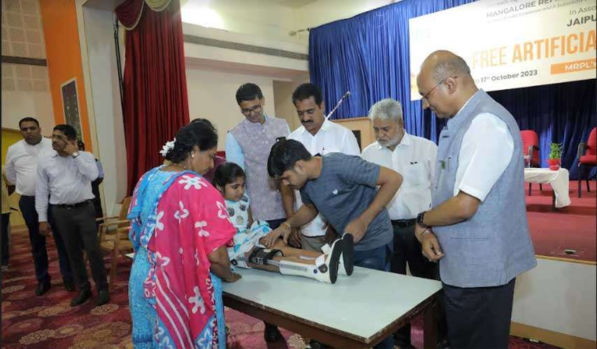 233 Beneficiaries get Free Artificial Limbs at MRPL 5 13camp
