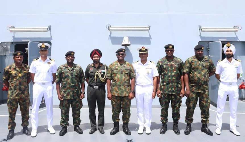 INS SUMEDHA AT LAGOS, NIGERIA 5 16navy meet