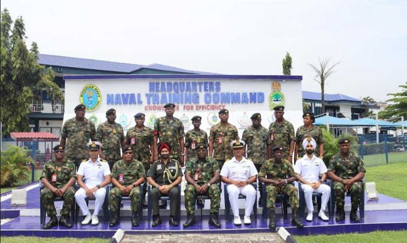 INS SUMEDHA AT LAGOS, NIGERIA 8 16navy meet3