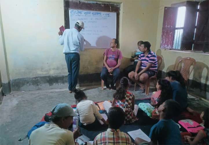 Graam paathshala for children on ' Clean Diwali, Green Diwali held 5 30meeting