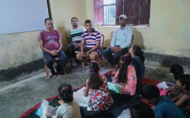 Graam paathshala for children on ' Clean Diwali, Green Diwali held 6 30meeting2
