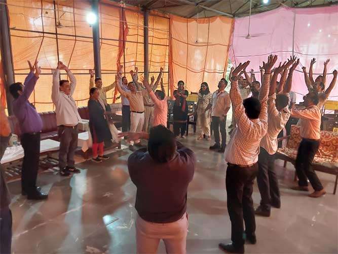 NIN mandated Naturopathy and yoga camp held in central jail no1, Tihar 5 meet1