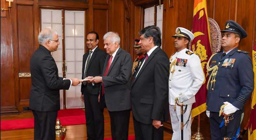 New High Commissioner of India to Sri Lanka assumes charge 5 credential1