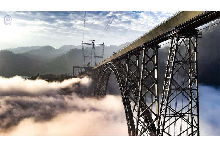 Major Milestone achieved in USBRL Project: 3209 m Long Tunnel T-1 Breakthrough 6 railway tunnel1