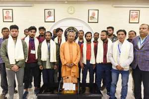 yogi meet workers