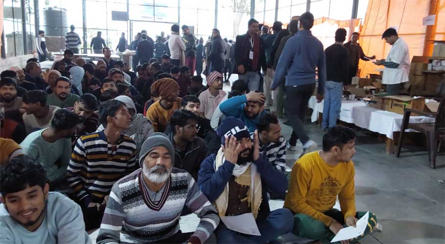 Mega health checkup and medicine distribution camp held in Tihar Jail 6 health camp1