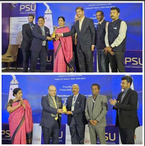 HPCL's Triumph: A Triumphant Sweep at the 10th PSU Awards by Governance Now 5 hpcl award1