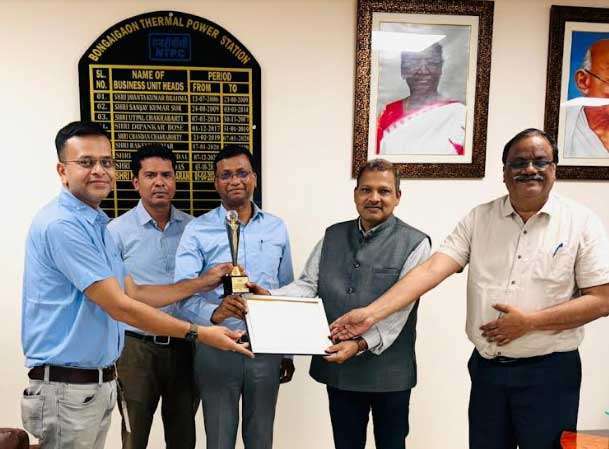 NTPC Bongaigaon Clinches Top Honor for Social Media Excellence at Annual Corporate Communications Award 5 ntpc award