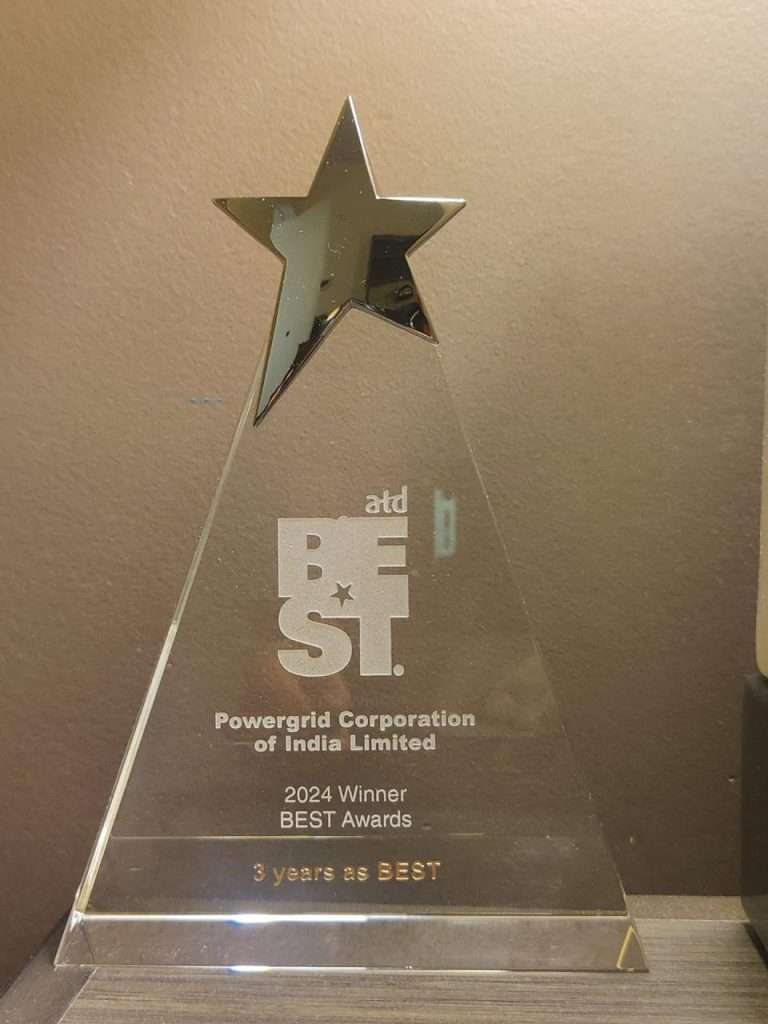POWERGRID Conferred with Prestigious ATD Best Award for The Third Time 5 powergrid atdaward2