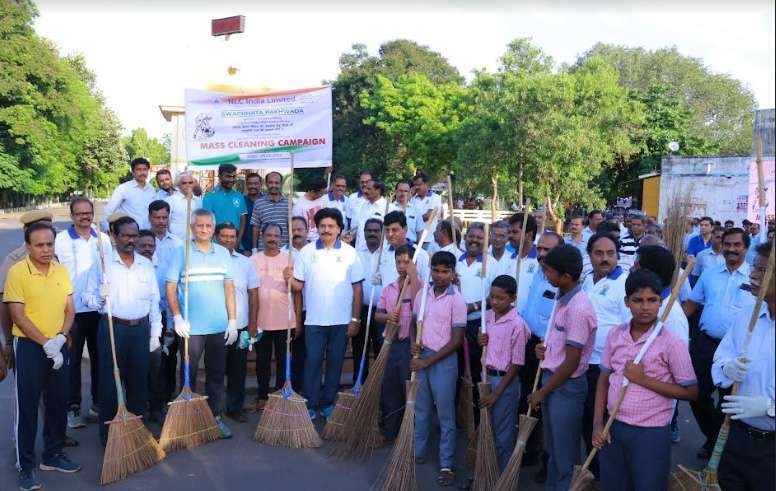 NLCIL STRIVES TO BE AT THE FOREFRONT IN CLEANLINESS, DECLARES PRASANNA KUMAR MOTUPALLI, CMD, NLCIL 5 nlc swachhata pakhwada