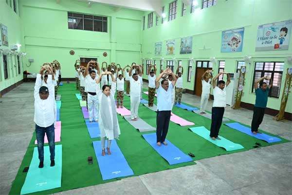 Countdown Program to 10th International Yoga Day at NTPC Bongaigaon in association with District Administration, Kokrajhar 5 ntpc yoga day