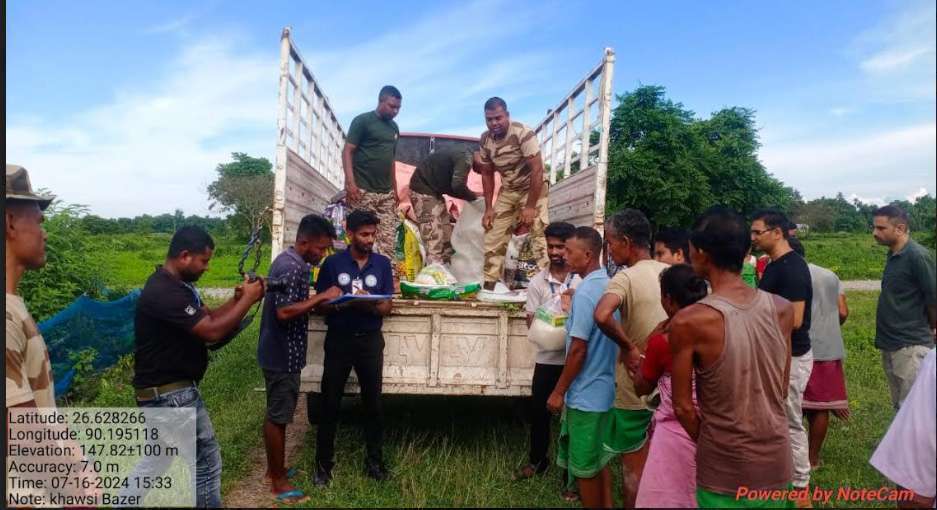 NTPC Bongaigaon Employees Rallies for Flood Relief in Kokrajhar 5 ntpc flood relief
