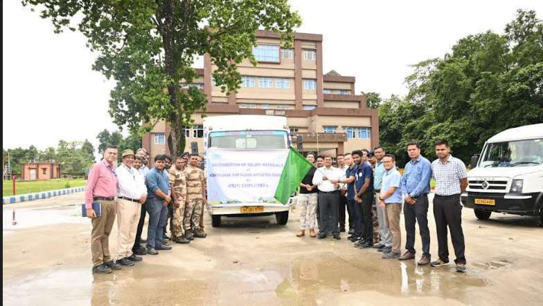 NTPC Bongaigaon Employees Rallies for Flood Relief in Kokrajhar 7 ntpc flood relief2