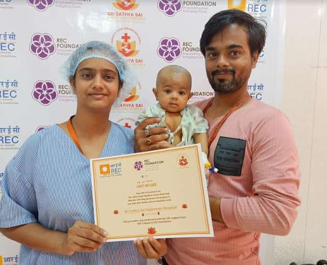 REC Gift of Life – Cardiac Ward Inaugurated at Sri Sathya Sai Sanjeevani Hospital 6 rec csr2