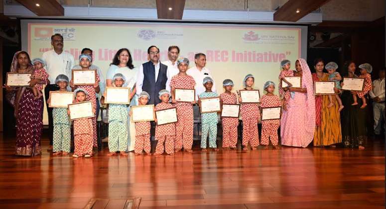 REC Gift of Life – Cardiac Ward Inaugurated at Sri Sathya Sai Sanjeevani Hospital 7 rec csr3