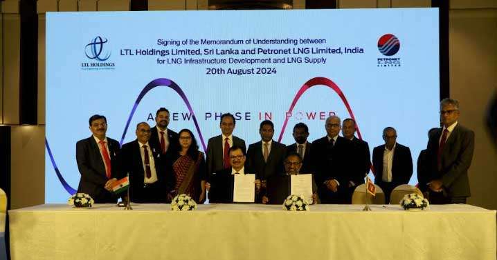 Petronet LNG Limited and LTL Holdings Limited signed a MoU for LNG Infrastructure Development and LNG Supply 6 petronet mou2