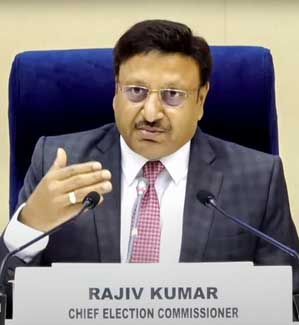 rajiv election commissioner