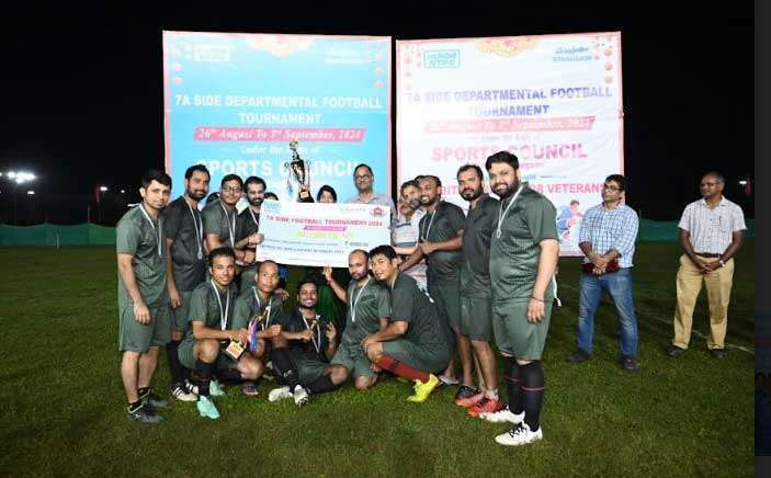 Employee Engagement Shines Bright at NTPC Bongaigaon with Thrilling Finale of 7-A-Side Departmental Football Tournament 6 ntpc tournament1