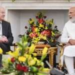 modi with german chancellor