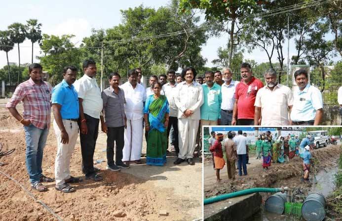 NLCIL EXTENDS UNWAVERING SUPPORT IN THE AFTERMATH OF CYCLONE FENGAL 5 nlc cmd visit