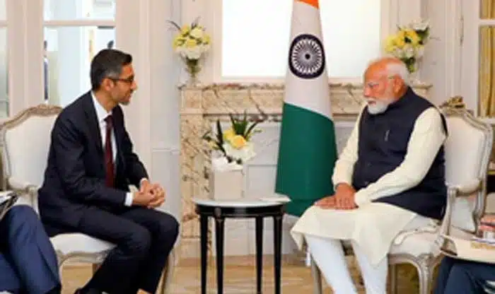 Google CEO Sundar Pichai 'delighted' to meet PM Modi, discusses "incredible" opportunities AI will bring to India