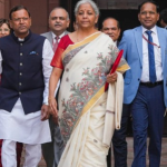 FM Sitharaman dons handloom silk saree gifted by Padma awardee on Budget day