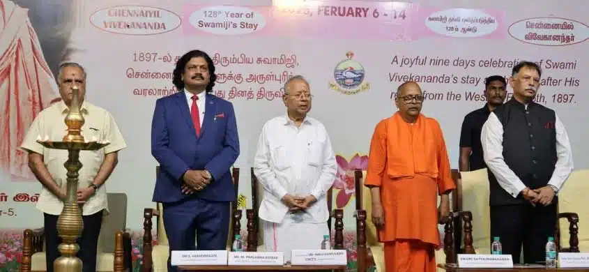 CMD, NLCIL, PRASANNA KUMAR MOTUPALLI, PARTICIPATES AS GUEST OF HONOUR IN THE INAUGURAL FUNCTION OF “VIVEKANANDA NAVARATRI 2025” 5 nlc cmd meet1