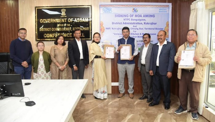 NTPC Bongaigaon Strengthens CSR Initiatives with MoA for Jail Infrastructure Development; Gets Recognition for TB Mukt Bharat Efforts