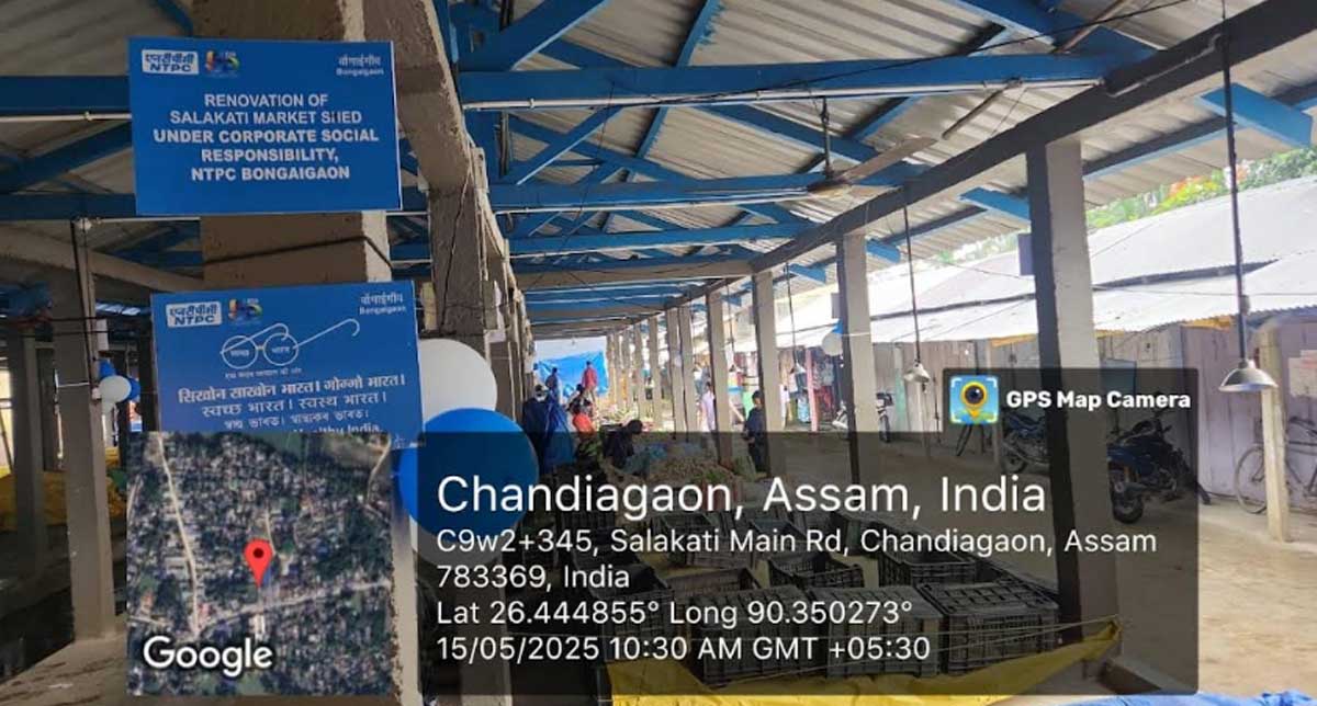 NTPC Bongaigaon Inaugurates Renovated Salakati Market Shed 5 ntpc inaug