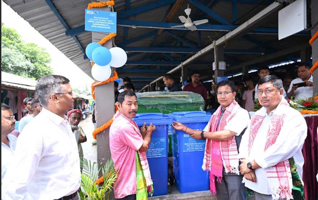NTPC Bongaigaon Inaugurates Renovated Salakati Market Shed 6 ntpc inaug1