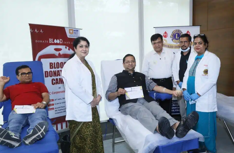 #WorldBloodDonorDay : REC Limited Organizes Blood Donation Camp