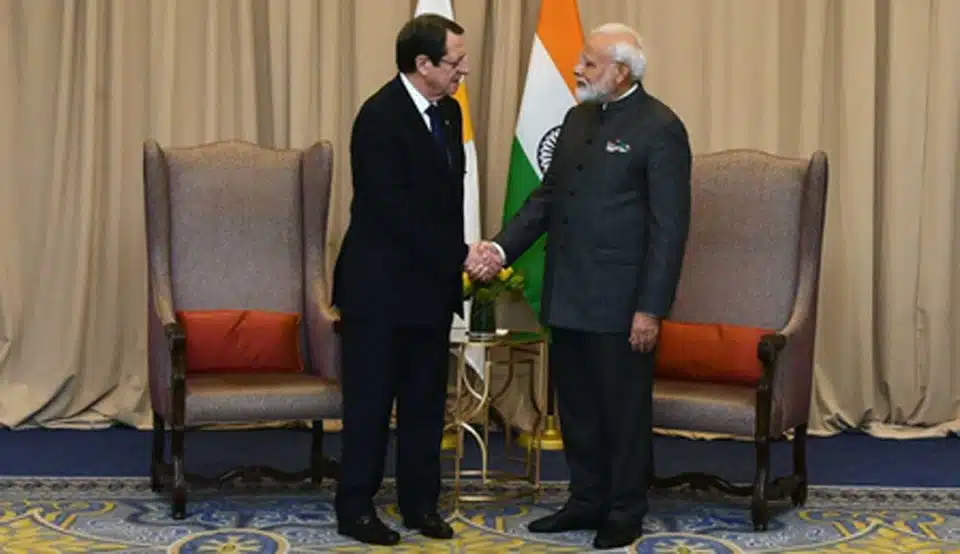 PM Modi's stopover in Cyprus