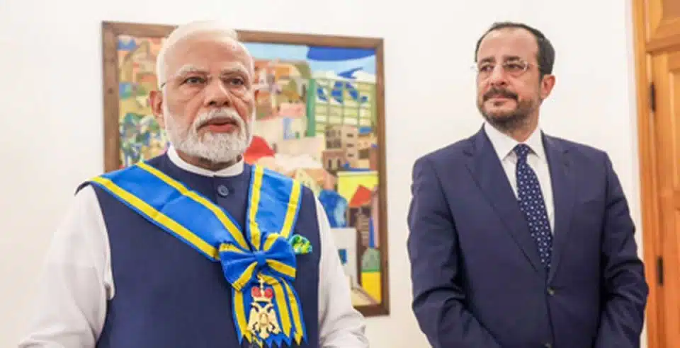 PM Modi conferred with Cyprus' highest honour