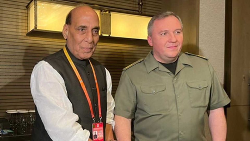 Rajnath Singh briefs Belarusian