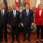 Quad foreign ministers reaffirm commitment to 'free and open' Indo-Pacific 14 Quad foreign ministers