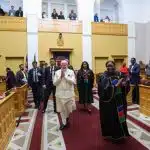 Both countries just warming up, will score faster and more: PM Modi in historic address at Namibian Parliament 13 Modi in historic address at Namibian Parliament