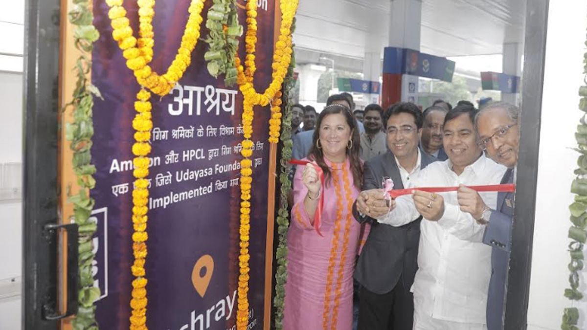 Ahead of the festive season, Amazon collaborates with HPCL to launch 40 new Ashray Centers 6 hpcl launch1