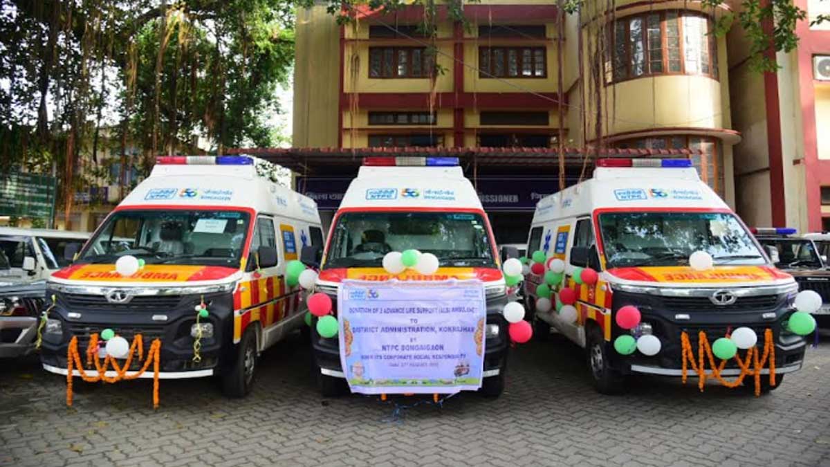 NTPC Bongaigaon Hands Over Three ALS Ambulances to District Administration, Kokrajhar 6 ntpc csr2