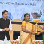 President Murmu honours ex-UBI CEO Manimekhalai with SCOPE Eminence Award 11 President Murmu honours ex-UBI CEO Manimekhalai with SCOPE Eminence Award
