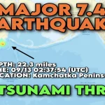 7.1 magnitude earthquake struck east coast of Russia's Kamchatka Peninsula 13 A 7.1 magnitude earthquake struck near the east coast of Russia's Kamchatka Peninsula on Saturday,
