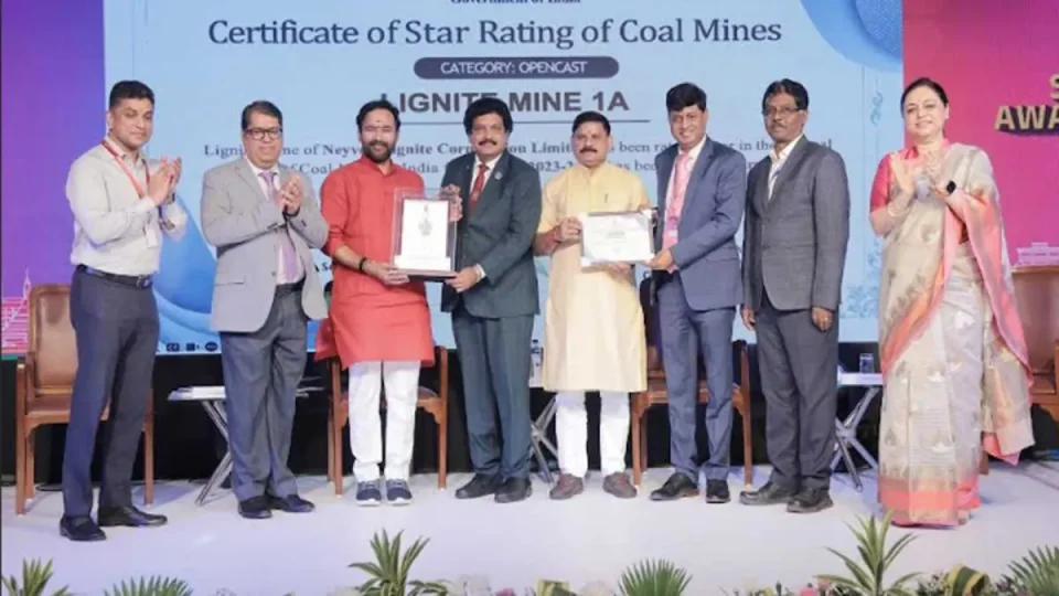 NLCIL’s Mine IA Bags Top Prize; Talabira II & III, Barsingsar Rated Five Star