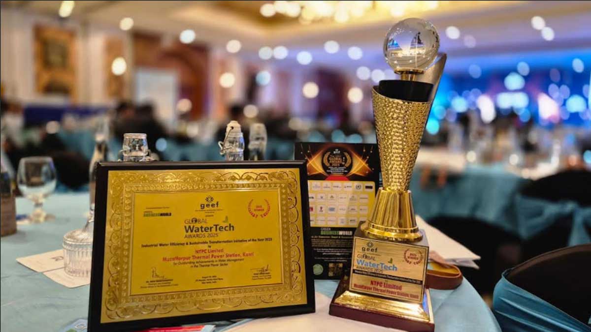 NTPC Kanti Honoured with Global Water Tech Award 2025 5 ntpc award2