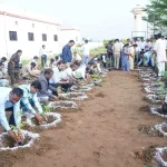 मोदी जी के 75वें जन्मदिन पर वड़नगर स्टेशन पर पर्यावरण पहल, 75 पेड़ लगाए गए 16 Environmental initiative at Vadnagar station, 75 trees planted on Modi's 75th birthday