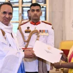 The President of India, Droupadi Murmu accepted credentials by the Ahmedou Sidi Mohamed, Ambassador of the Islamic Republic of Mauritania 16 The President of India, Droupadi Murmu accepted credentials by the Ahmedou Sidi Mohamed