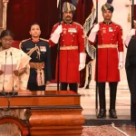 President Murmu Administers Oath to New Chief Justice of India Surya Kant 15 President Murmu Administers Oath to New Chief Justice of India Surya Kant